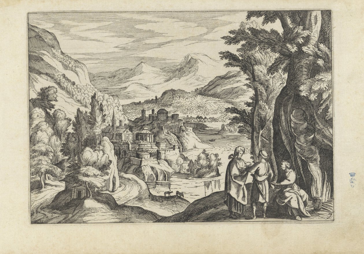 Paysage fluvial - Anonymous