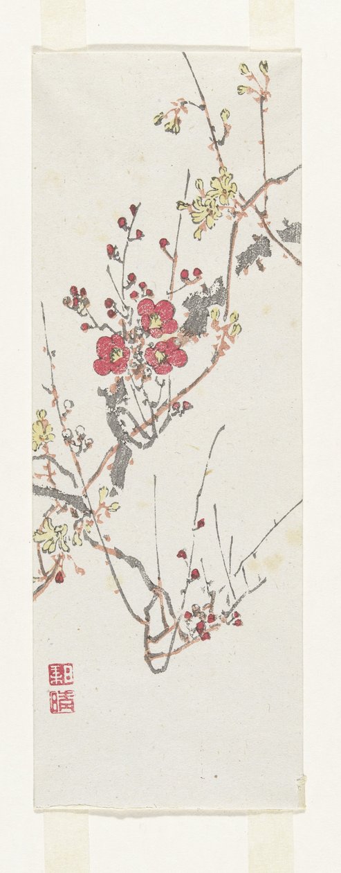 Fleurs rouges et jaunes - Anonymous