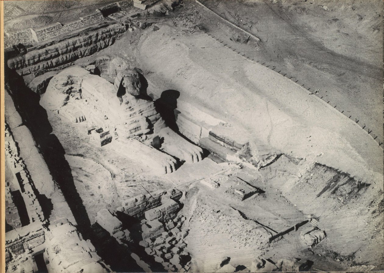 Sphinx de Gizeh vu du ciel - Anonymous