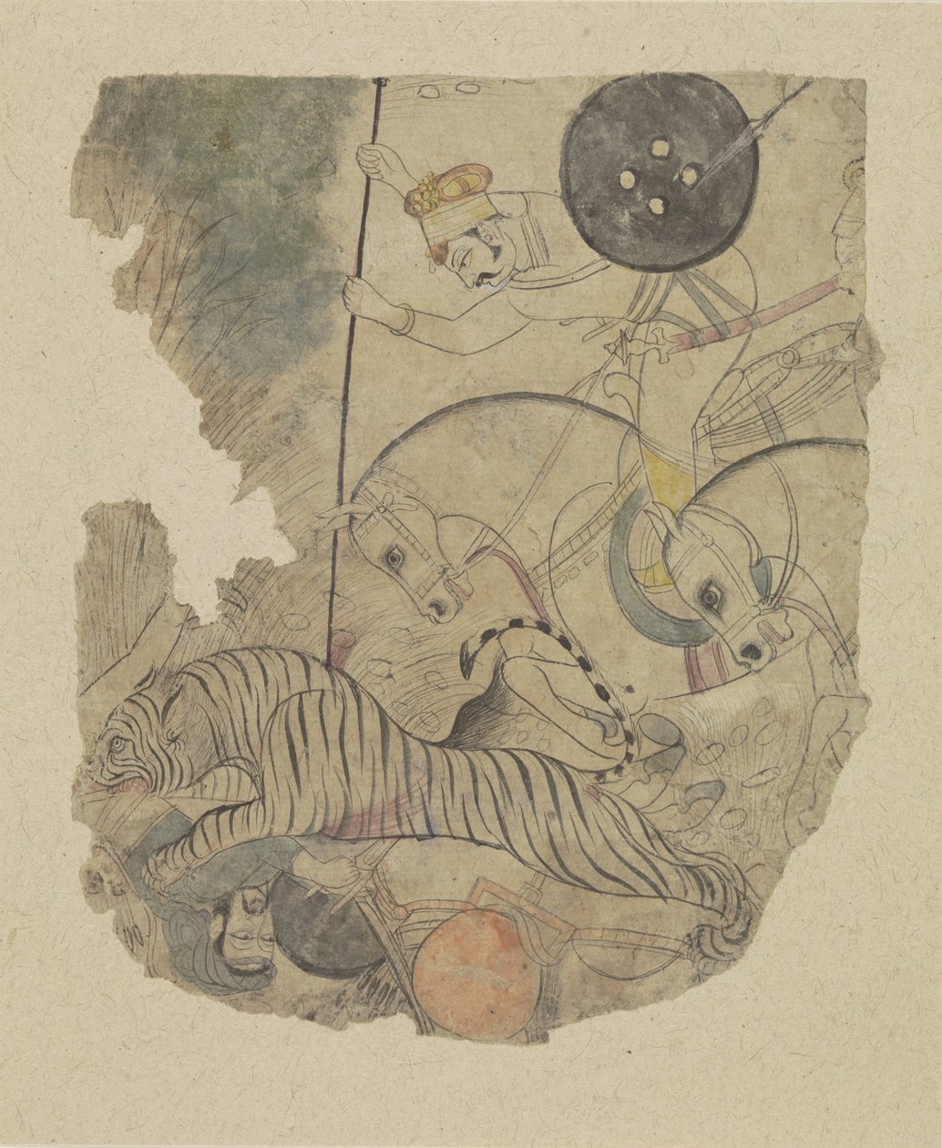 Chasse au tigre - Anonymous