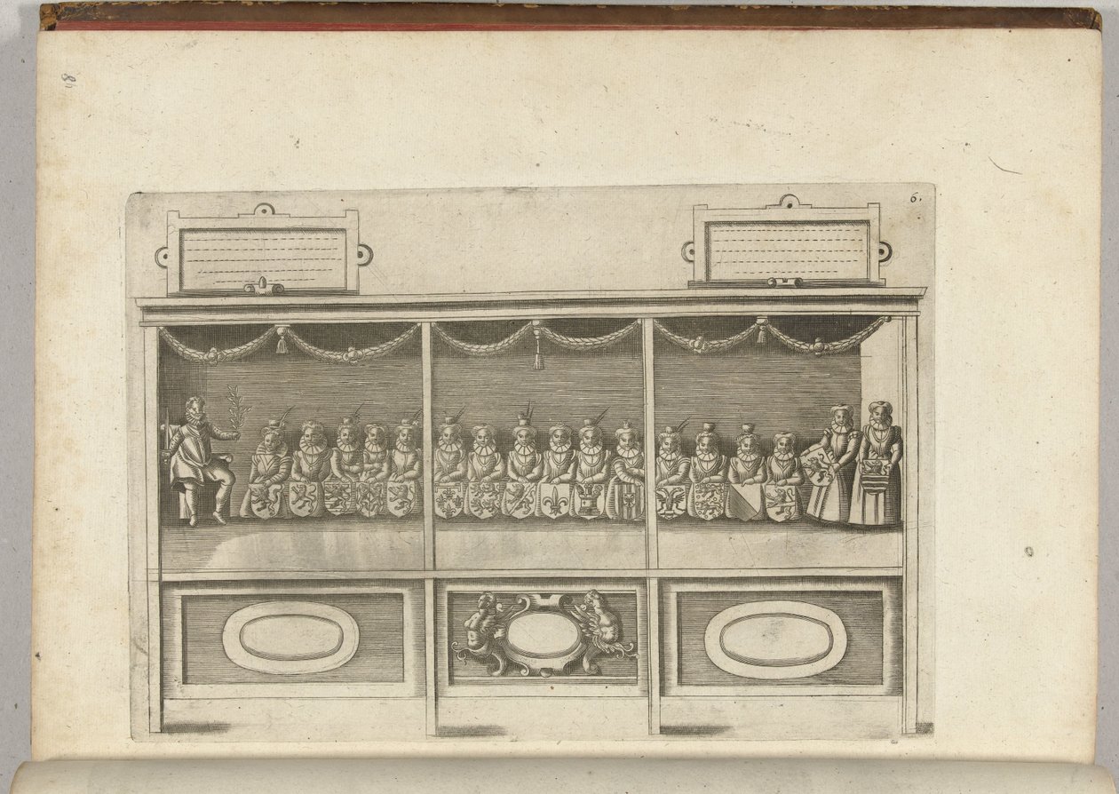 Scène avec les 17 provinces, 1594 - Anonymous