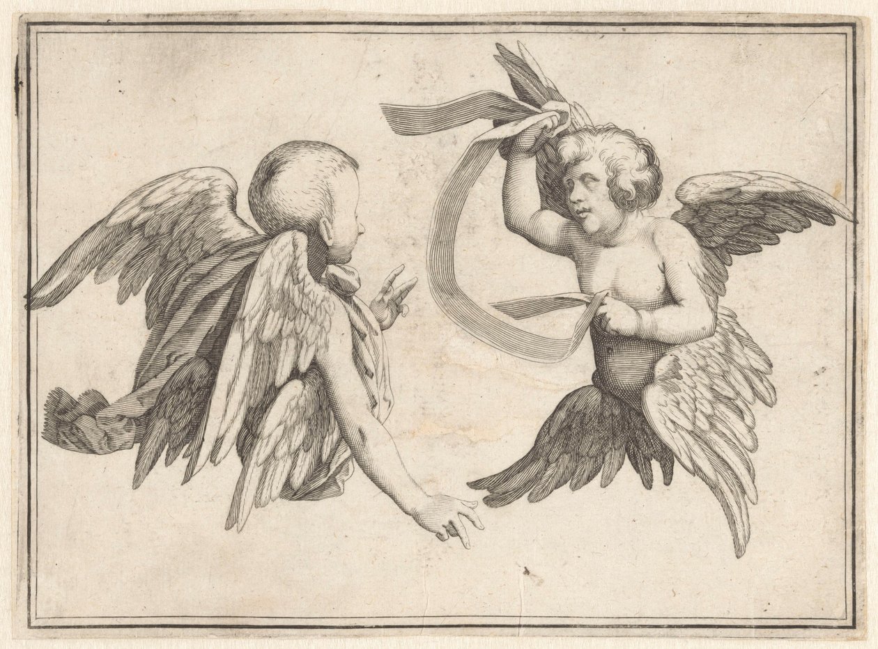 Deux chérubins - Anonymous