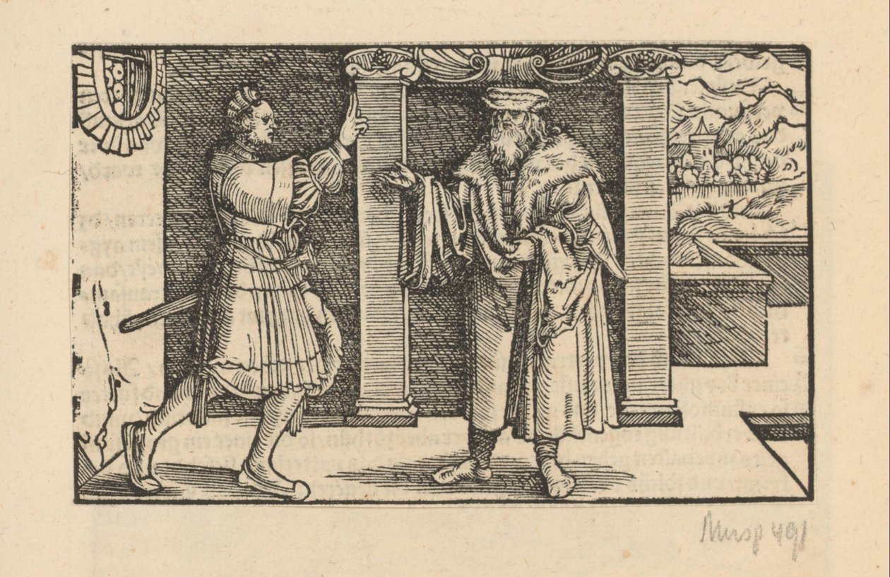 Deux hommes débattant - Anonymous