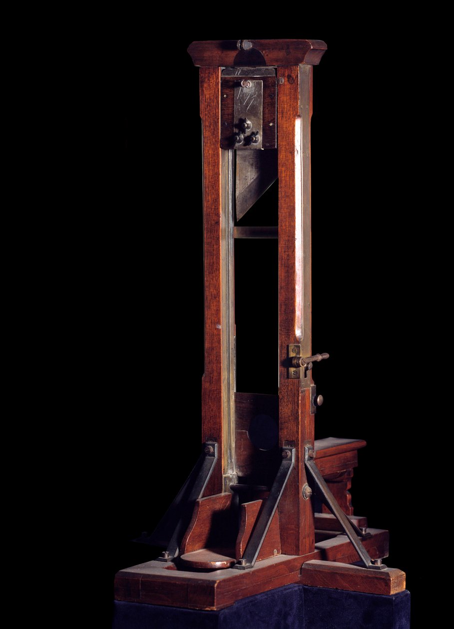 Révolution française : modèle de la guillotine - Anonymous Anonymous