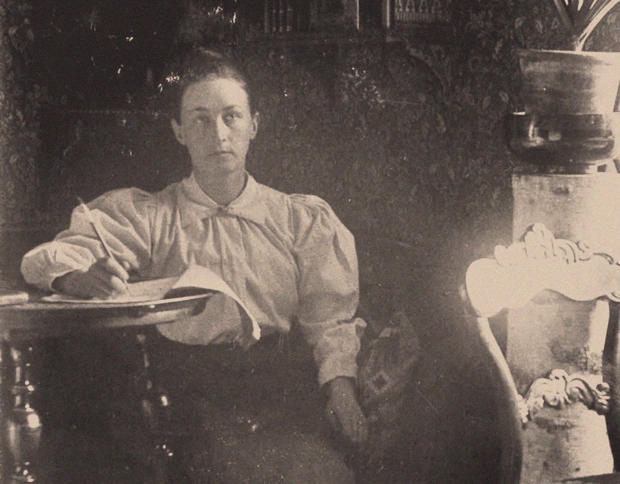 Hilma af Klint, vers 1890 (photographie) - Anonymous Anonymous
