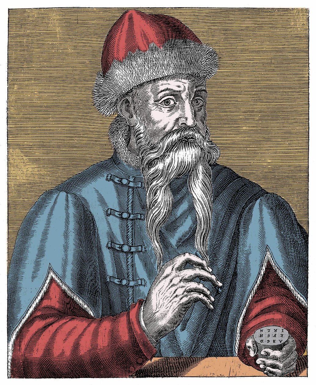 Johann Gutenberg, imprimeur et orfèvre allemand - Anonymous Anonymous