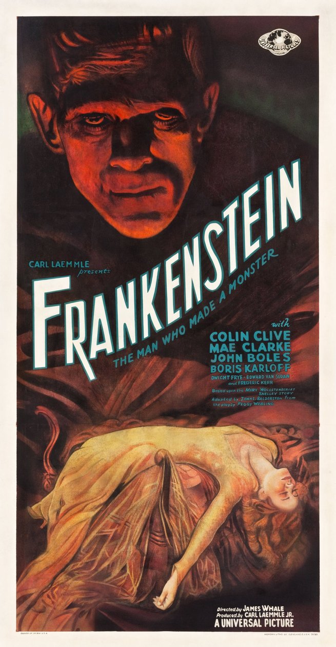 Affiche de film "Frankenstein" - Anonymous Anonymous