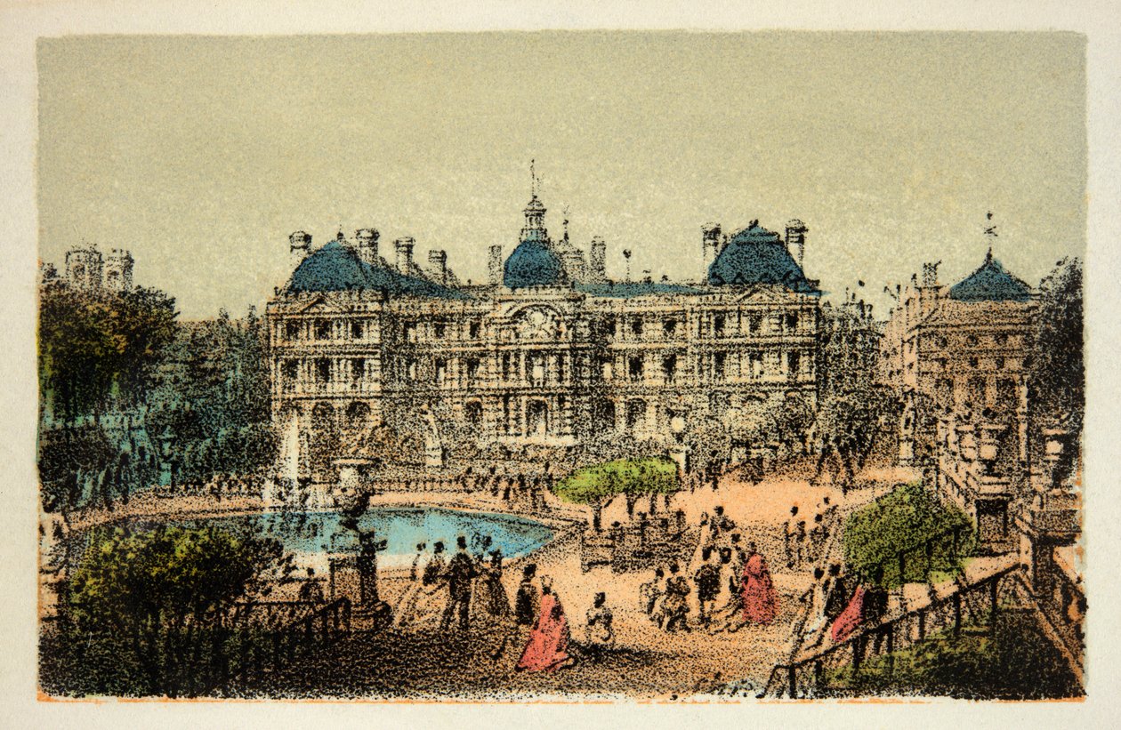 Paris 1874 : Les Jardins du Luxembourg, Collection privée - Anonymous Anonymous