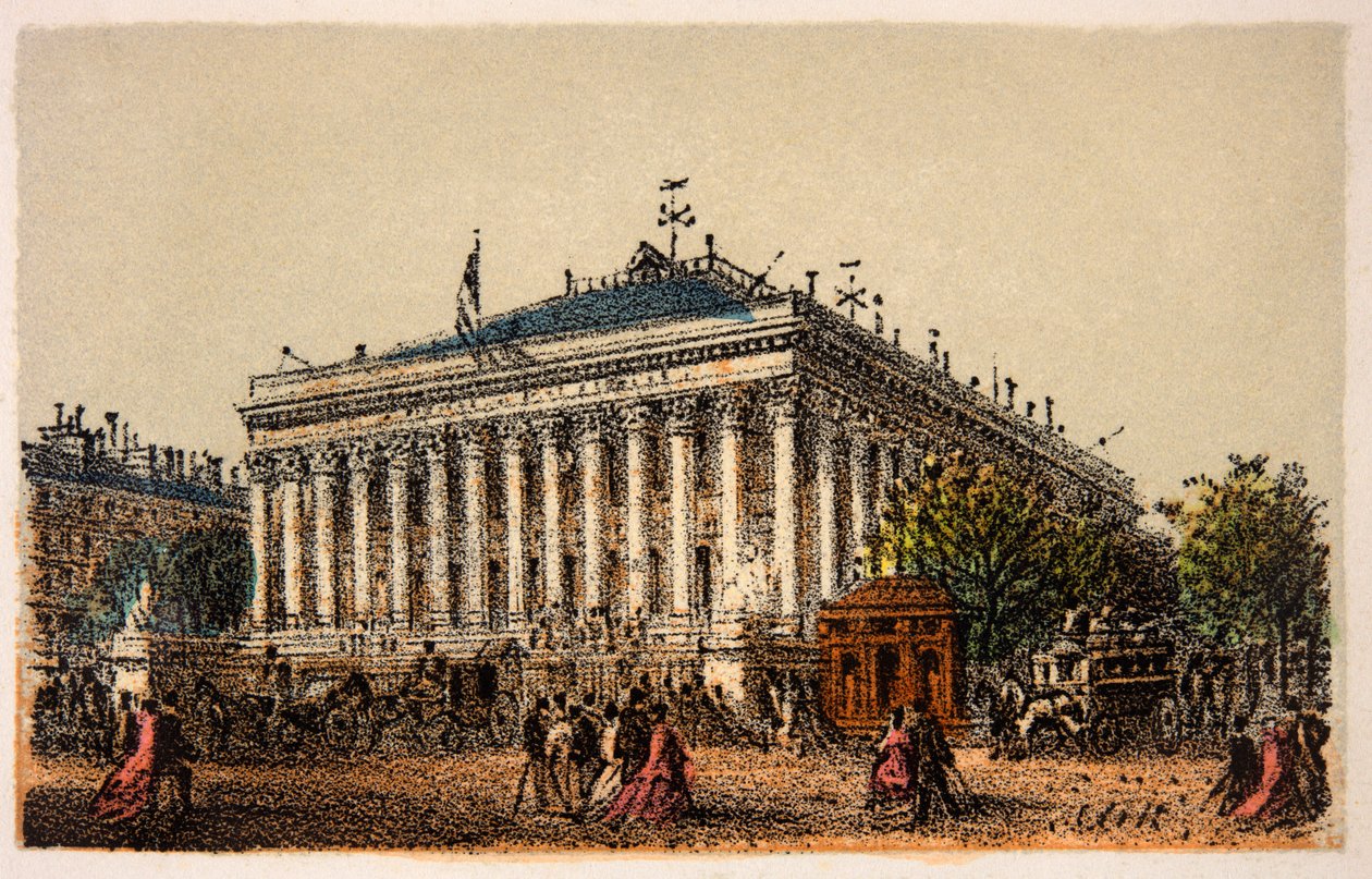 Paris en 1874 : La Bourse - Anonymous Anonymous
