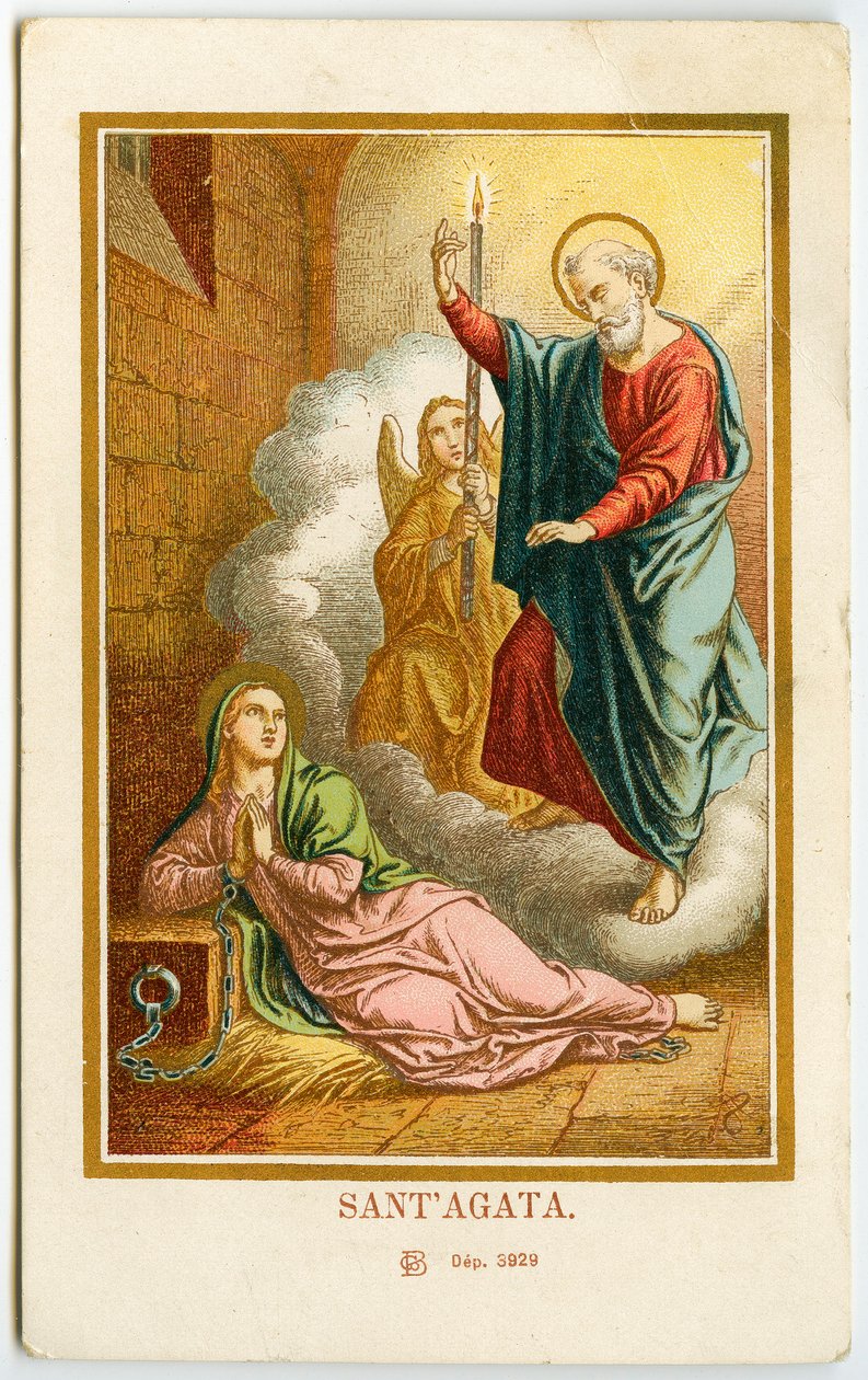 Image pieuse : Agathe de Sicile - Anonymous Anonymous