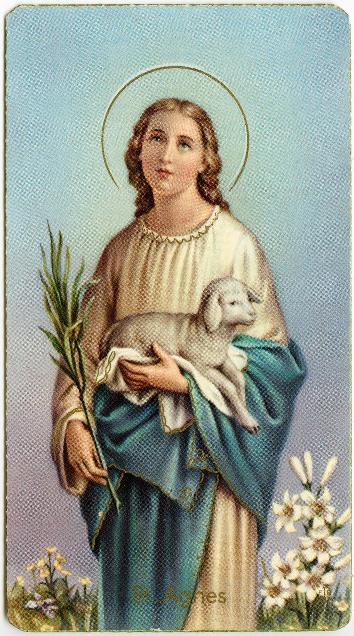 Image pieuse : Agnès de Rome - Anonymous Anonymous