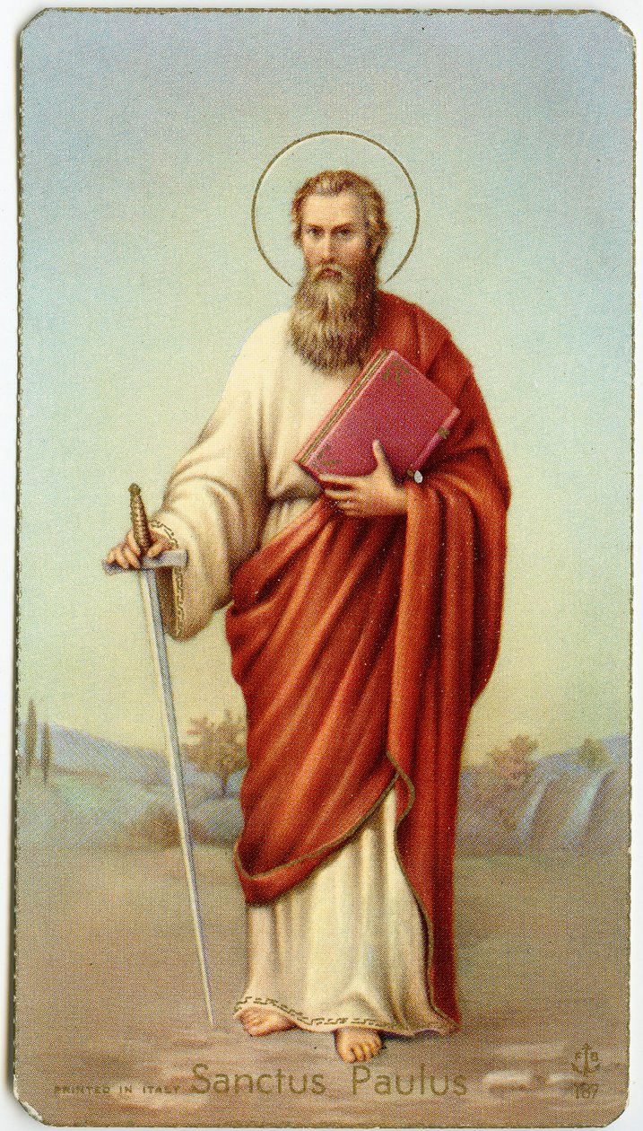 Image pieuse : Saint Paul de Tarse (chromolithographie) - Anonymous Anonymous