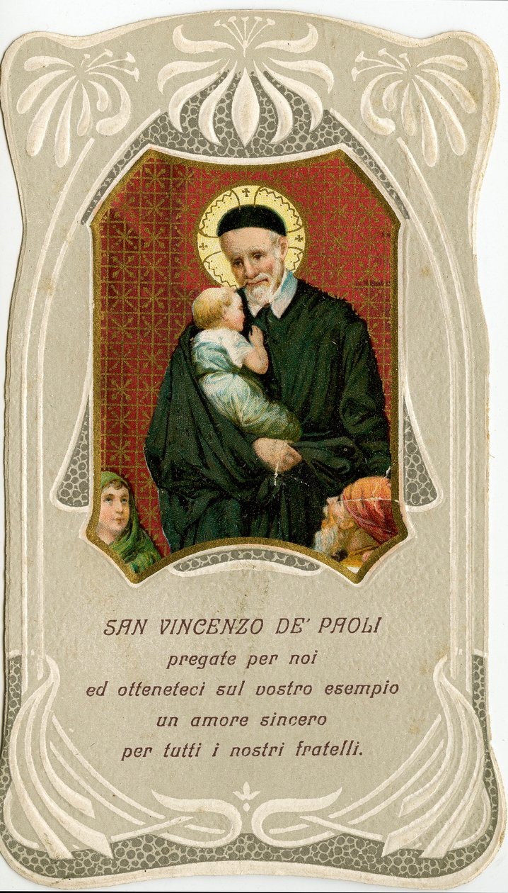 Image pieuse : Saint Vincent de Paul - Anonymous Anonymous
