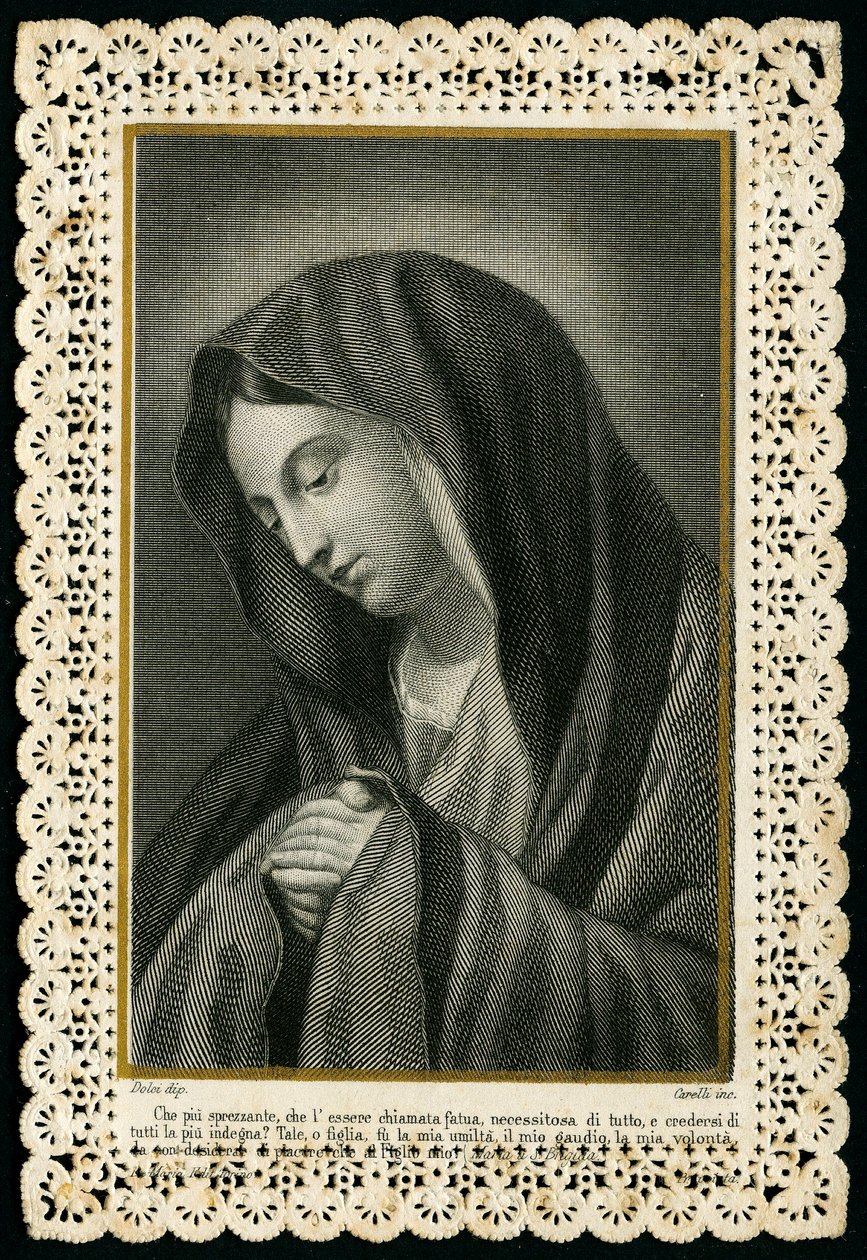 Image pieuse : La Vierge Marie - Anonymous Anonymous