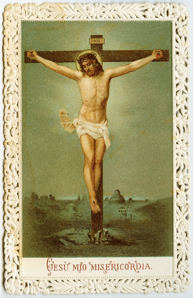 Image pieuse : La Crucifixion - Anonymous Anonymous