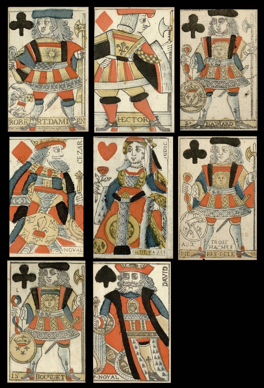 Jeu de cartes avec des personnages historiques. - Anonymous Anonymous