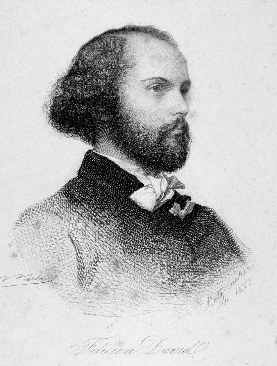 Portrait de Félicien César David - Anonymous Anonymous