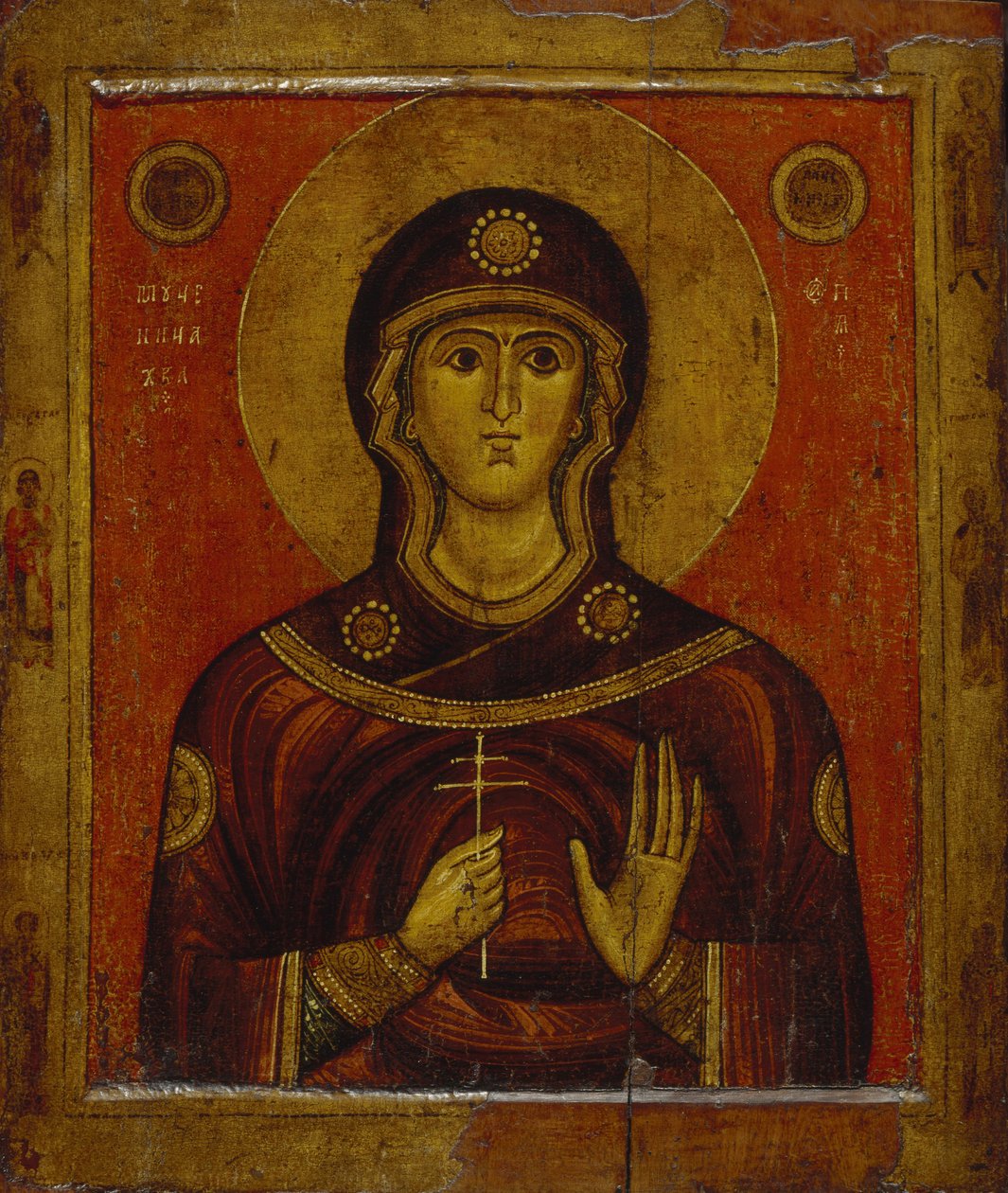 Sainte Julienne, début 13ème siècle - Anonymous Russian icon painter