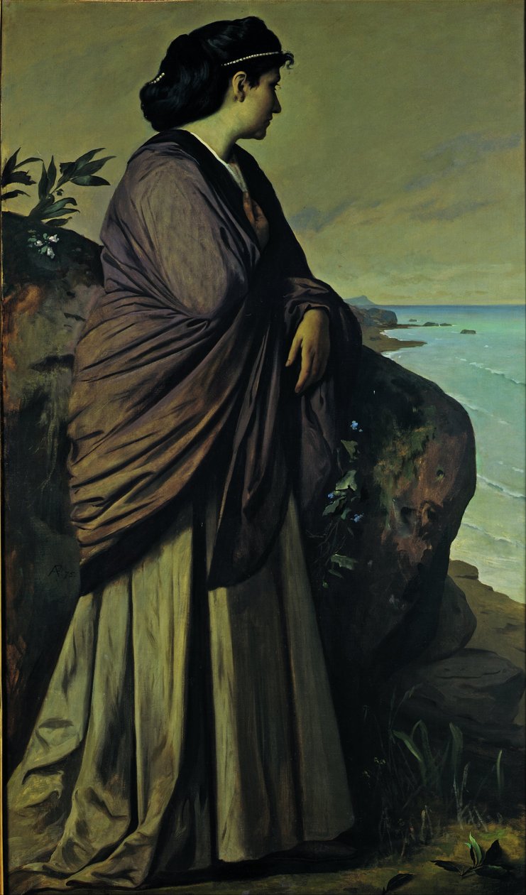 Sur le rivage (Iphigénie moderne) - Anselm Feuerbach
