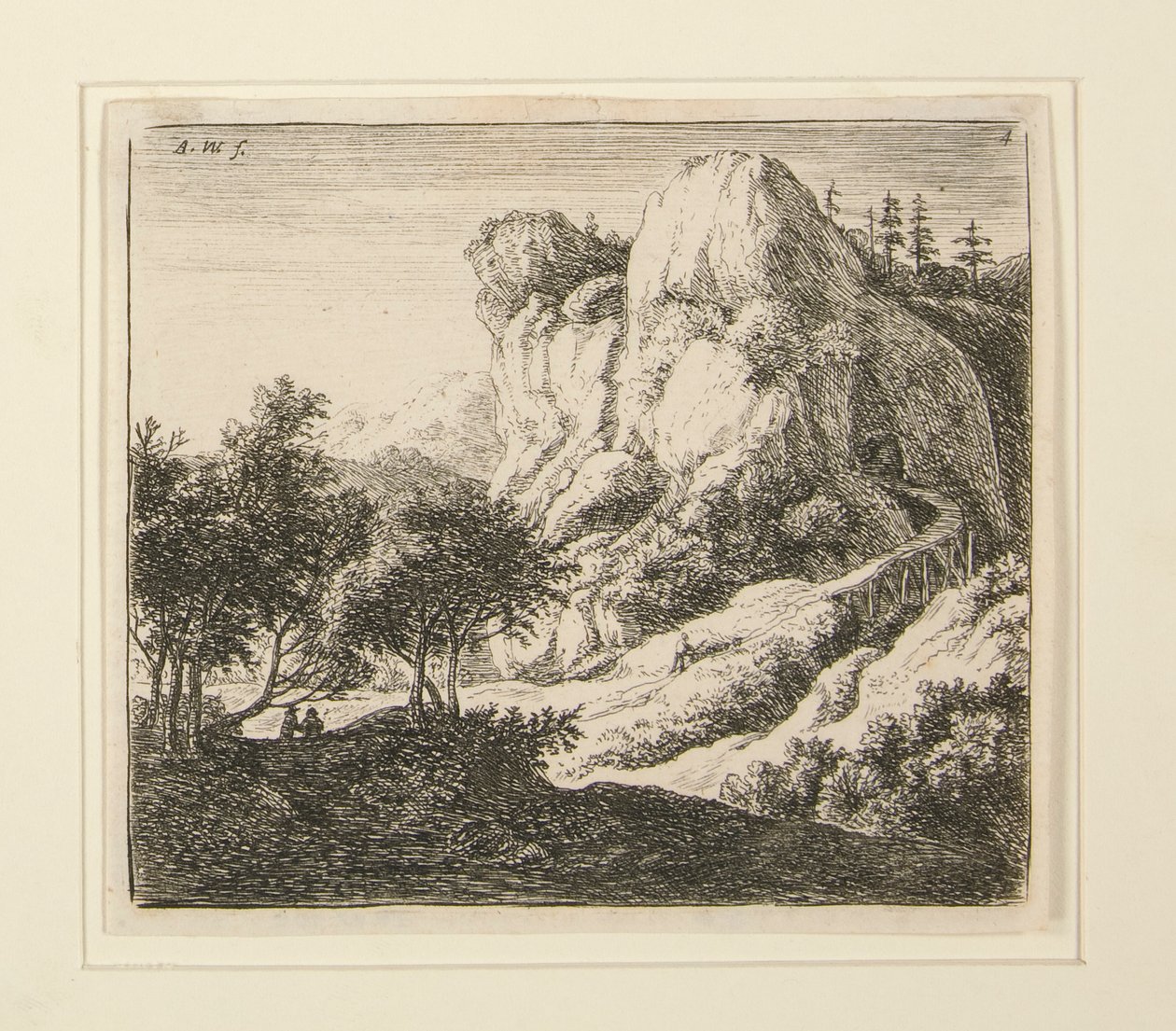 4 paysages - Anthonie Waterloo