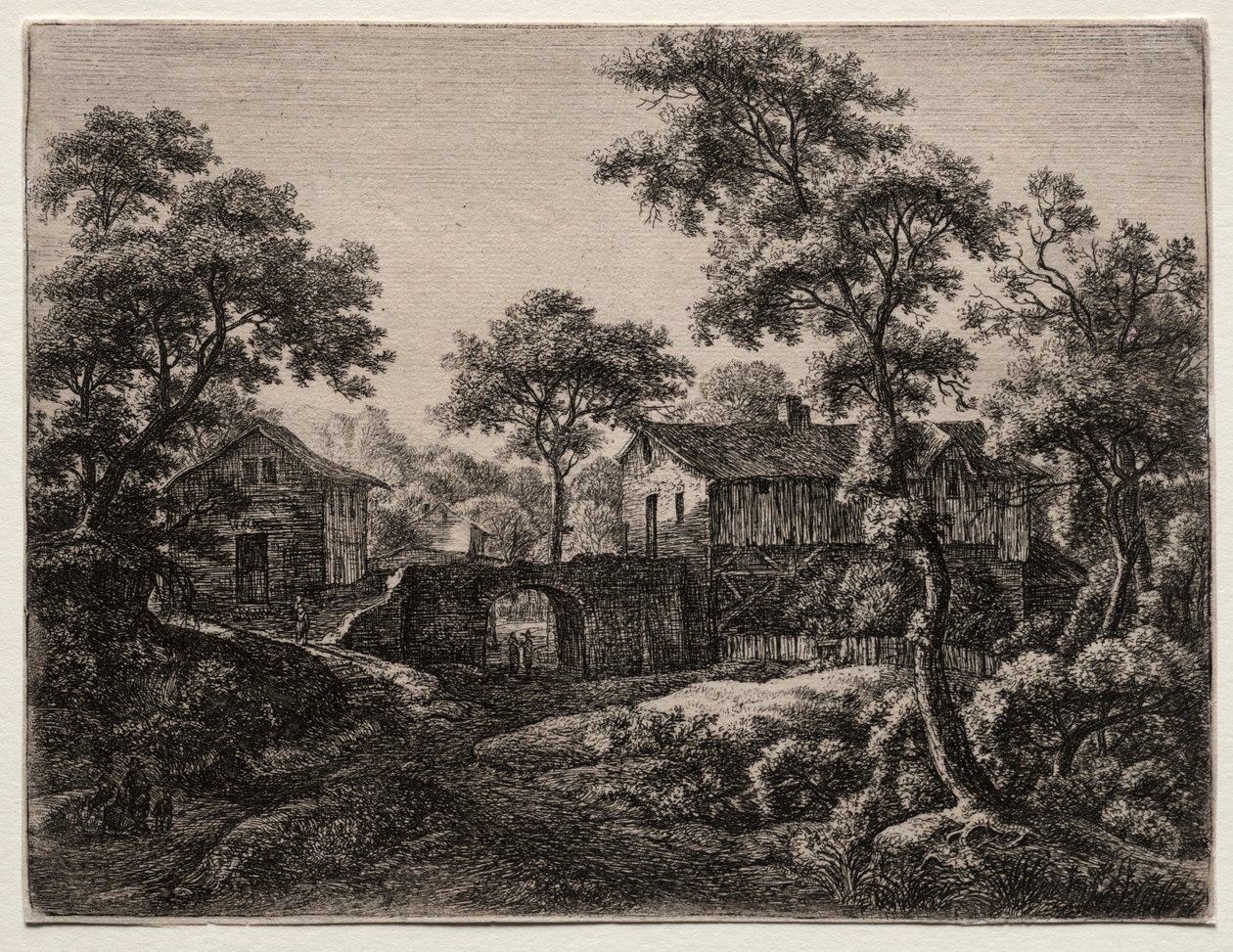 Une porte - Anthonie Waterloo