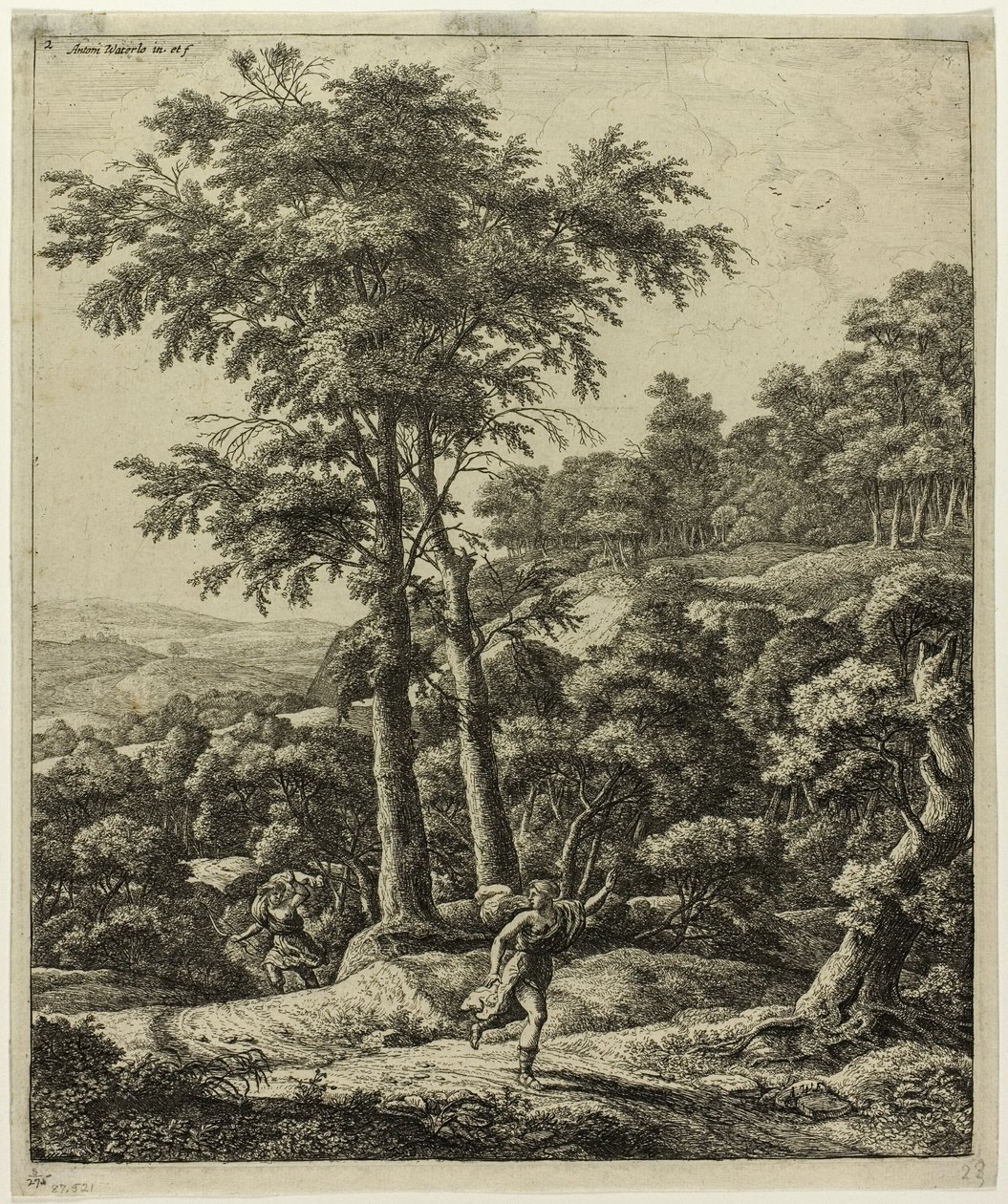Apollo et Daphné - Anthonie Waterloo