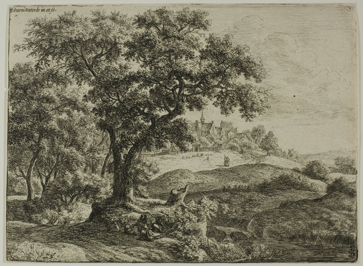 La lisière de la forêt - Anthonie Waterloo
