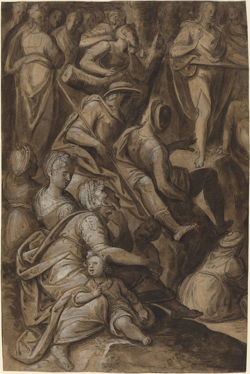 Saint Jean prêchant - Anthonie van Blocklandt