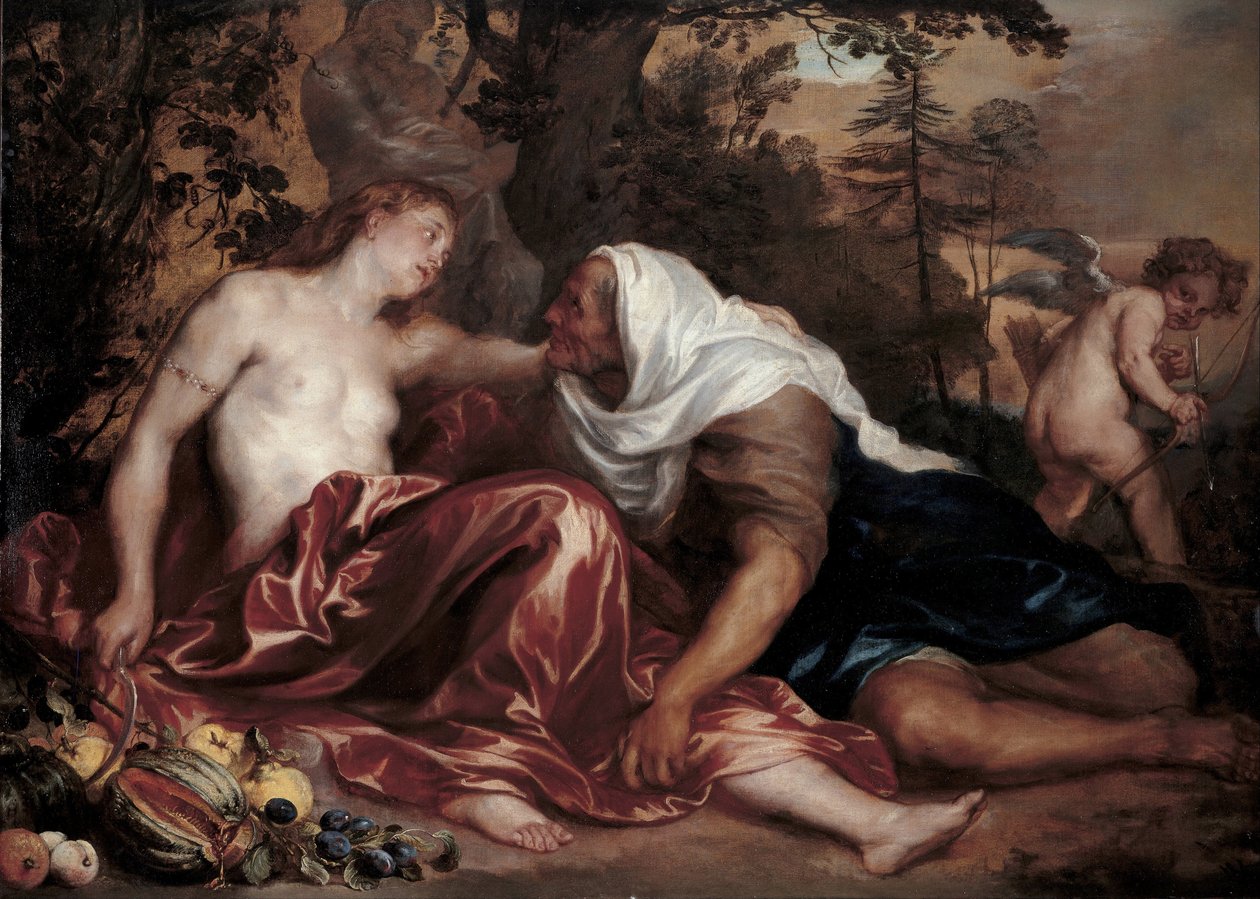 Vertumne et Pomone, vers 1625 - Anthony van Dyck