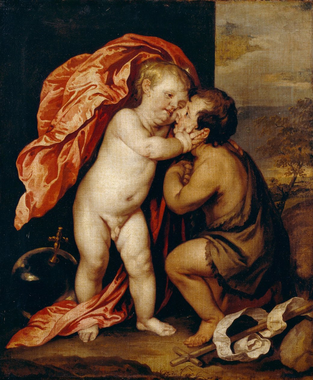 Les enfants Jésus et Saint Jean-Baptiste - Anthony van Dyck