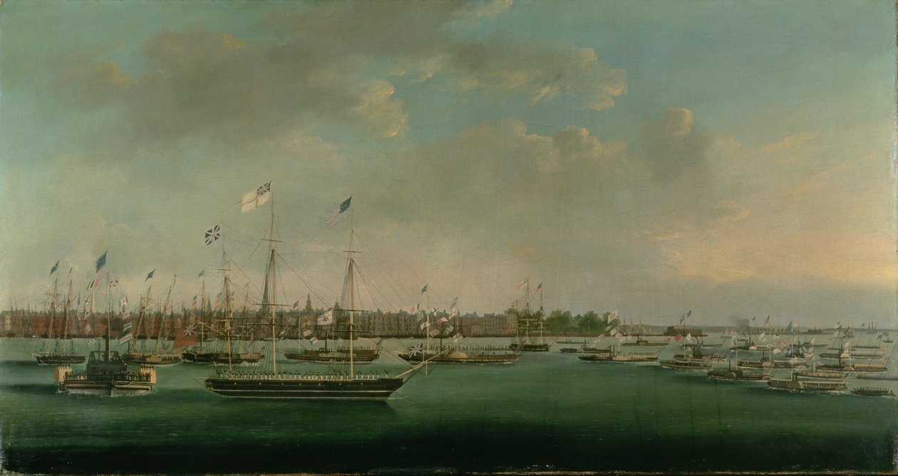 Célébration du canal Érié, New York, 1825 - Anthony Imbert