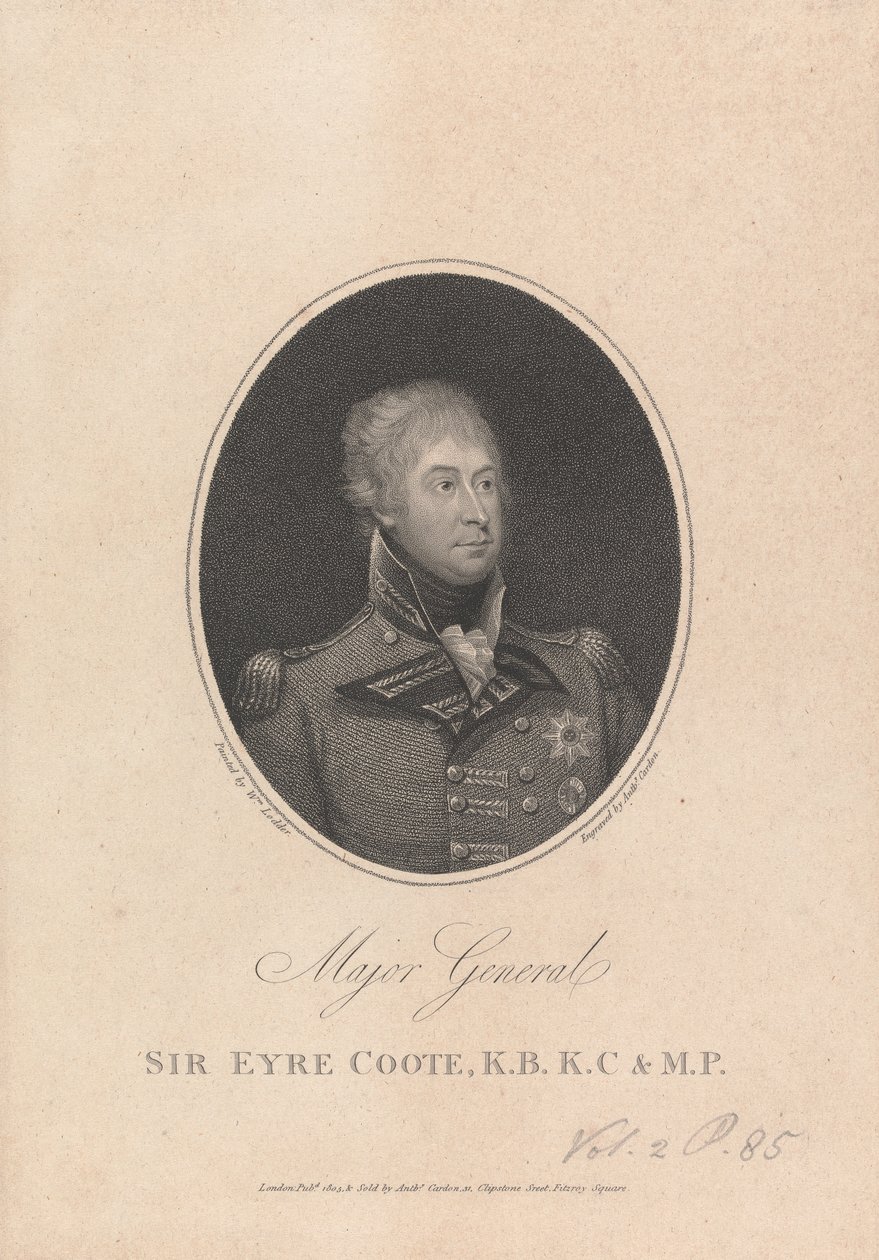 Sir Eyre Coote - Anthony Cardon