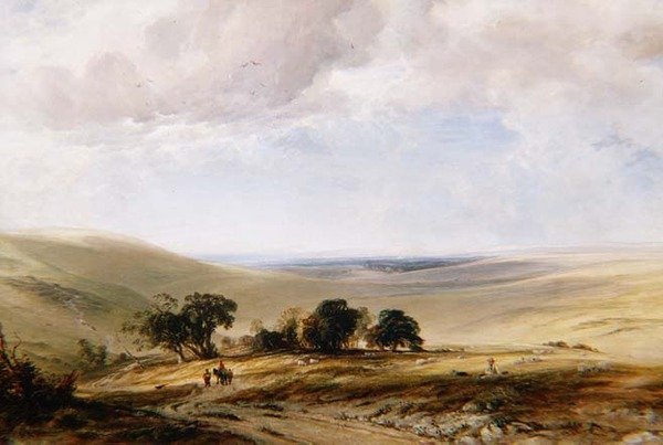 Les South Downs - Anthony Vandyke Copley Fielding