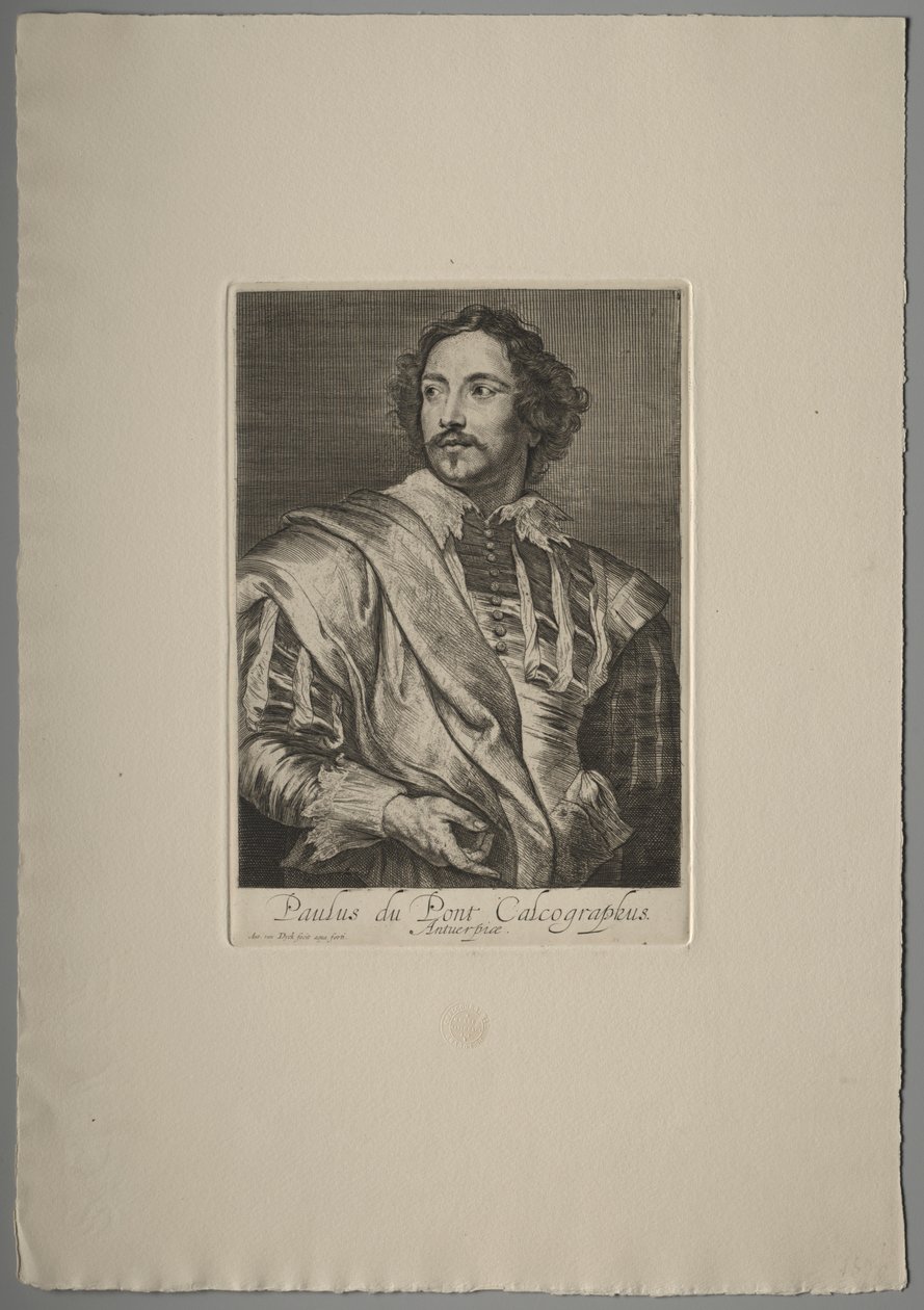 Portrait de Paul du Pont - Anthony van Dyck