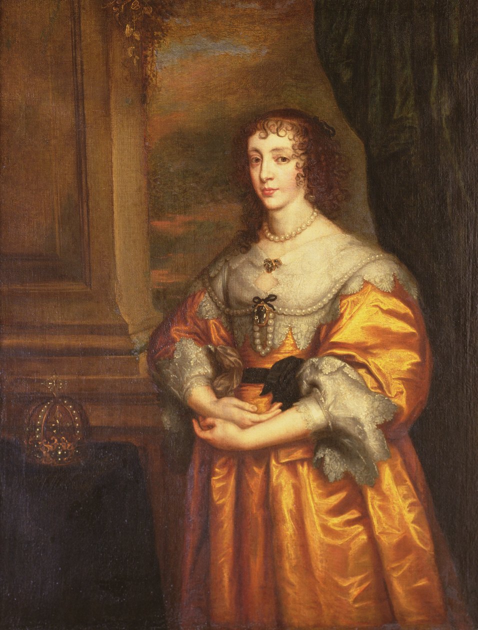 Reine Henriette Marie, vers 1633 - Anthony van Dyck
