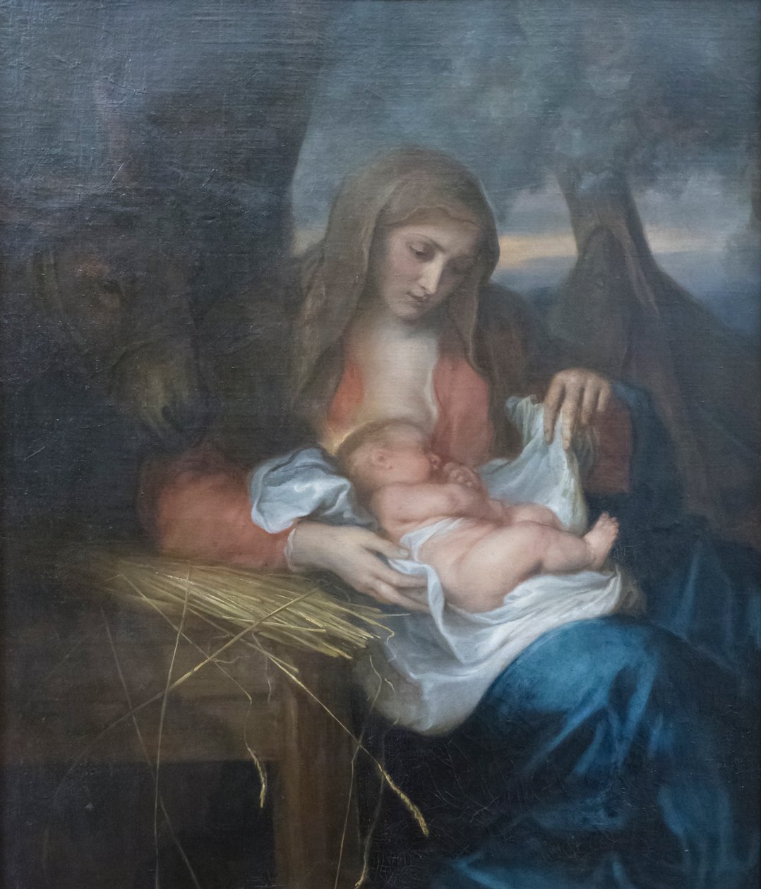 Vierge de la paille - Anthony van Dyck