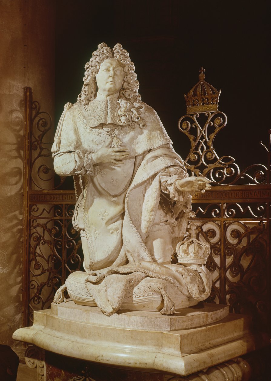 Le vœu de Louis XIII (1601-43) détail de Louis XIV (1638-1715) 1715 - Antoine Coysevox