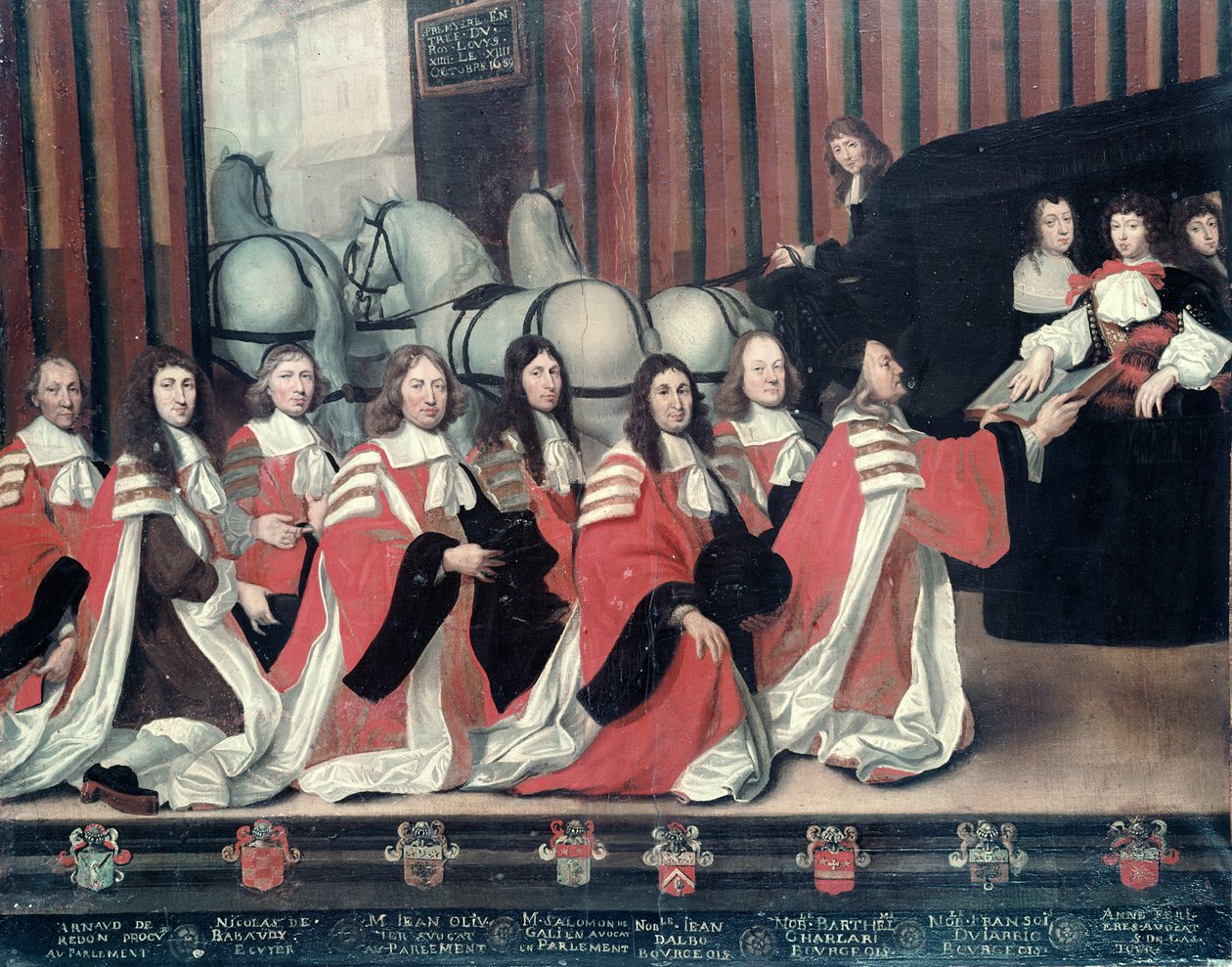 Louis XIV reçu par les échevins à Toulouse - Antoine Durand
