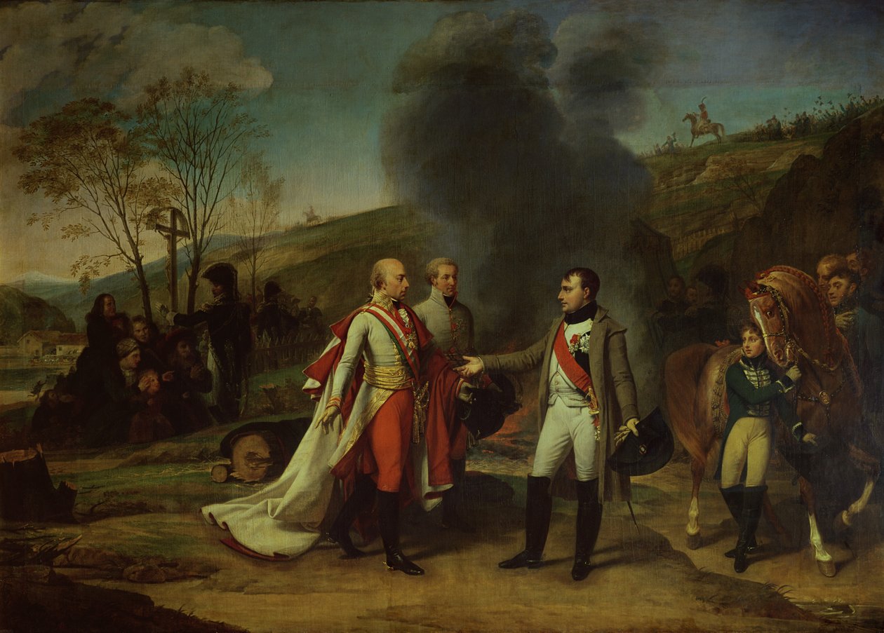 Rencontre entre Napoléon Ier et François II après la bataille d