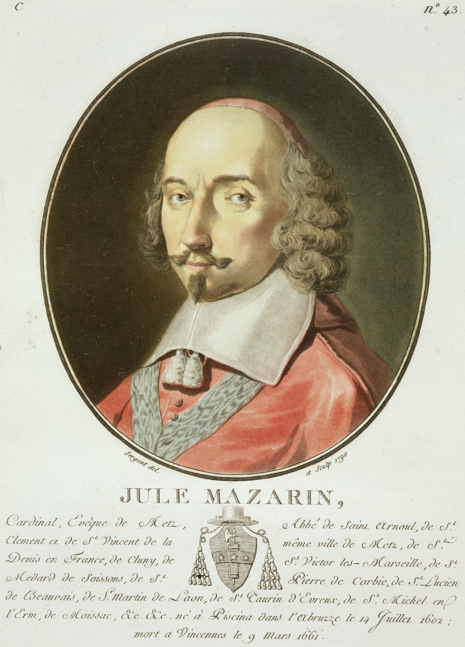 Cardinal Jules Mazarin (1602-61) de 