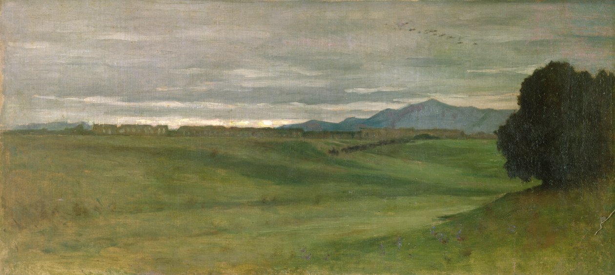 Paysage romain - Antoine Auguste Ernest Herbert or Hebert