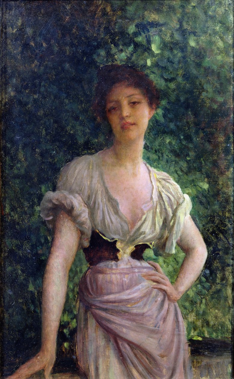 La Blanchisseuse - Antoine Auguste Ernest Herbert or Hebert