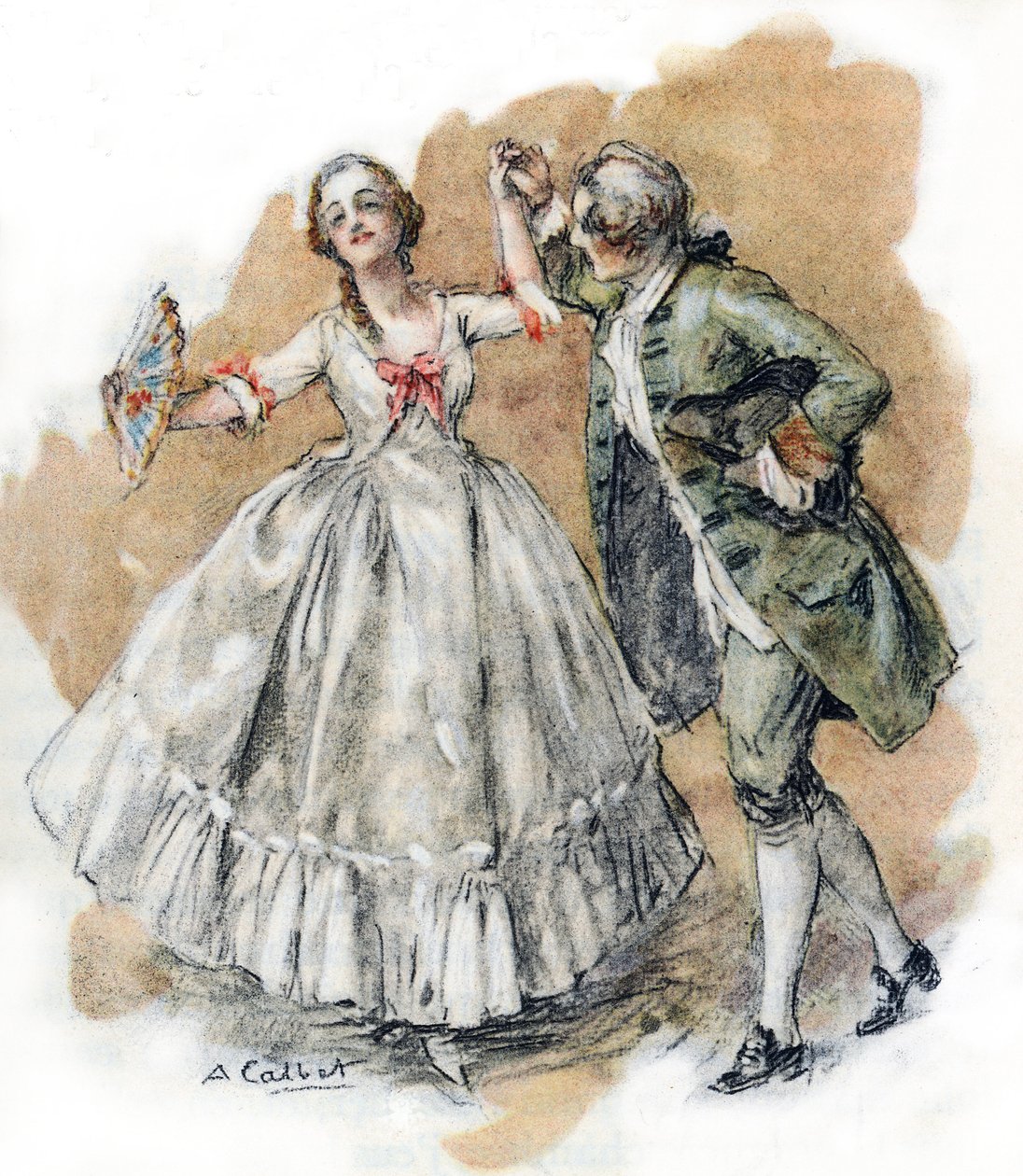 Werther dansant avec Charlotte - Antoine Calbet