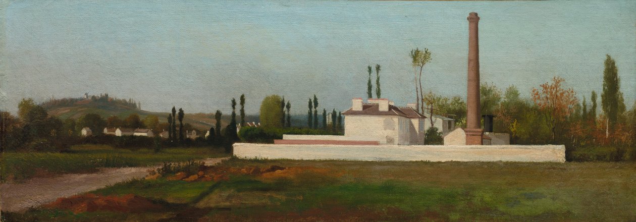 Usine industrielle, vers 1865-70 - Antoine Chintreuil