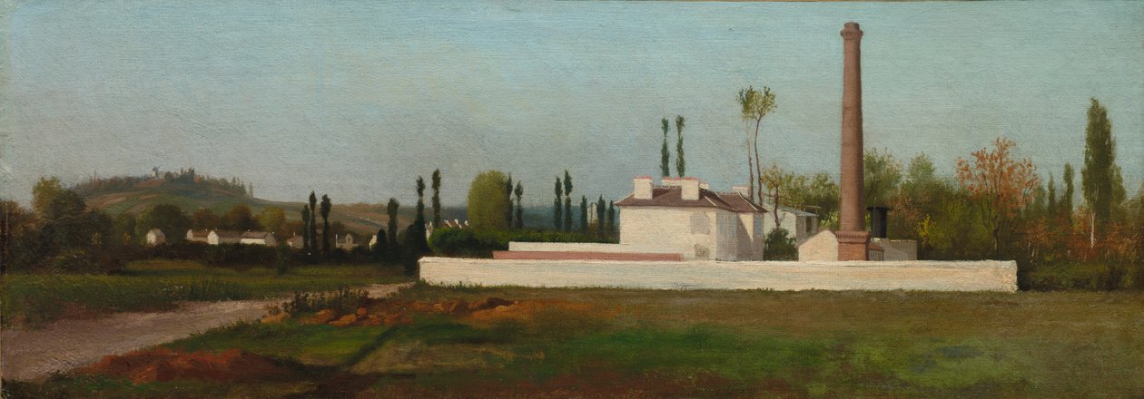 Usine industrielle, vers 1865-1870 - Antoine Chintreuil