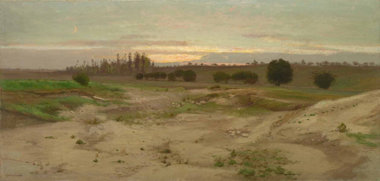 La marnière à Mulcent : Soir - Antoine Chintreuil