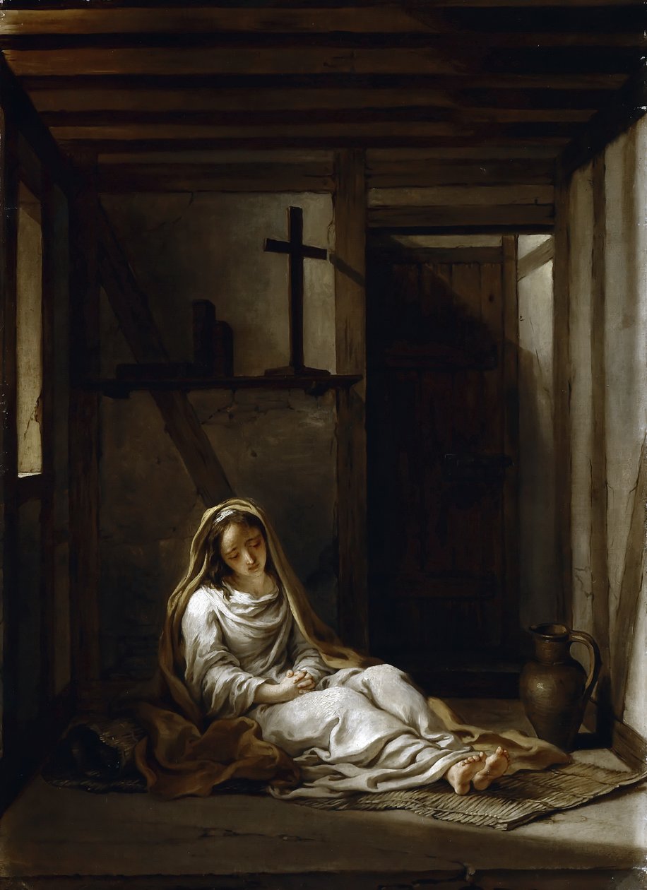 Sainte Thaïs dans sa cellule - Antoine Coypel