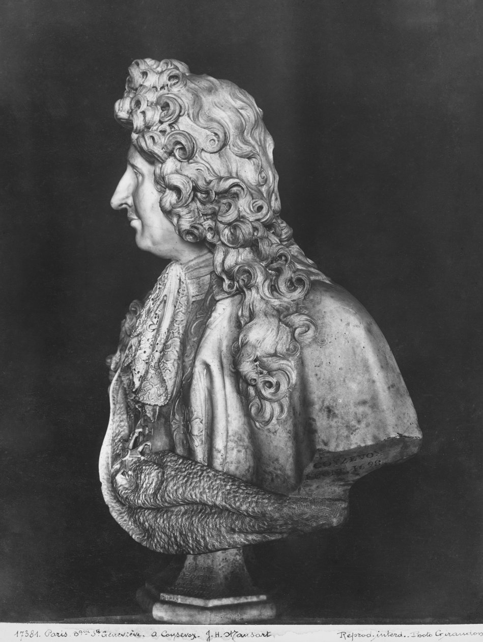 Buste de Jules Hardouin Mansart, 1698 (marbre) - Antoine Coysevox