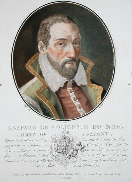 Gaspard (1519-72) Comte de Coligny - Antoine Louis Francois Sergent Marceau