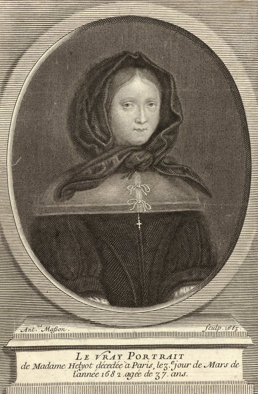 French: Portrait de Marie Helyot - Antoine Masson